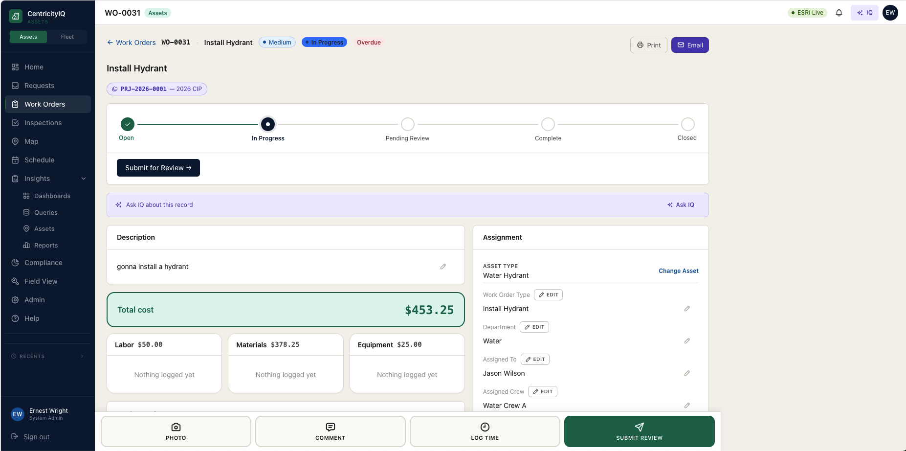 CentricityIQ Insights dashboards and cost reporting